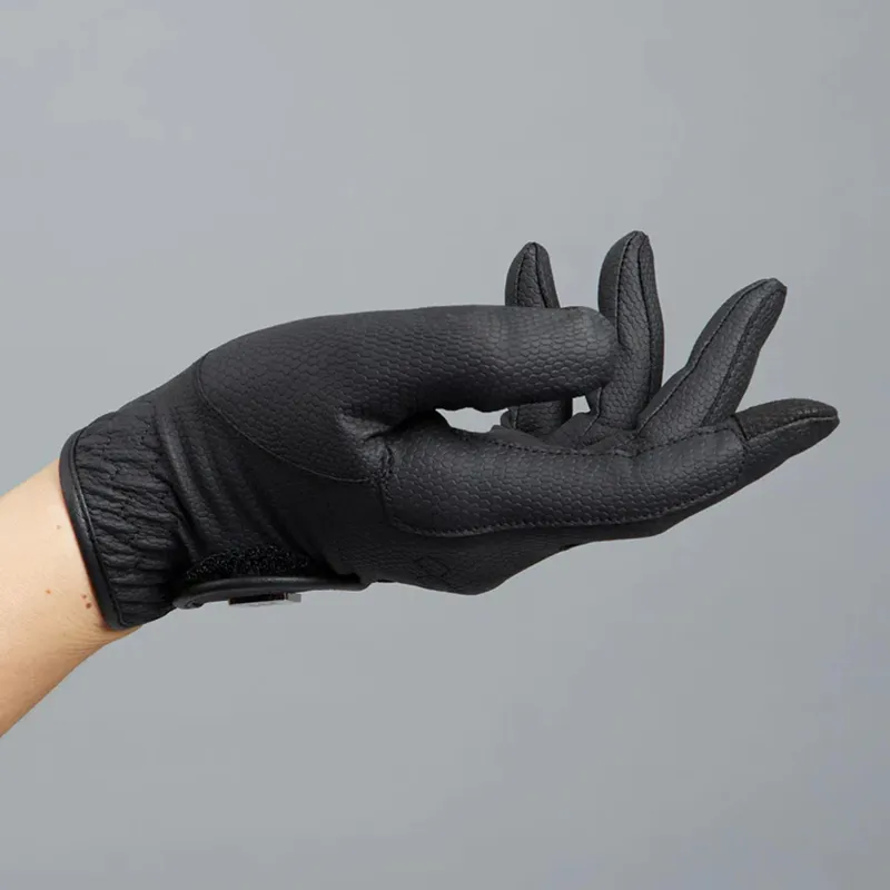 Premier Equine Metaro Ladies Riding Gloves - Black-3